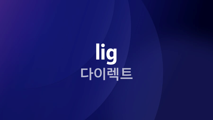 lig 다이렉트