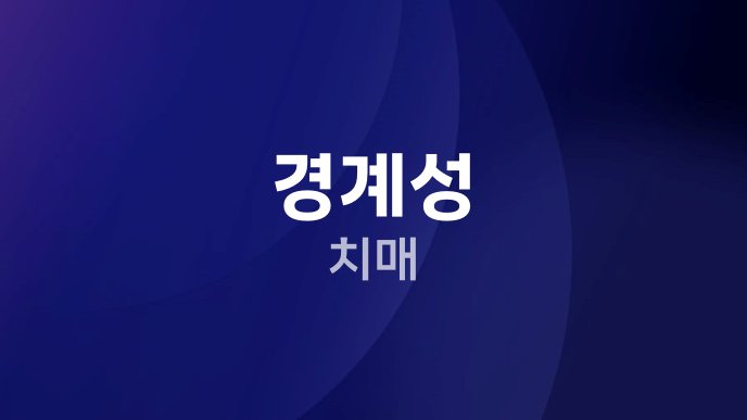 경계성 치매
