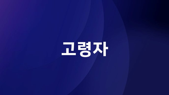 고령자