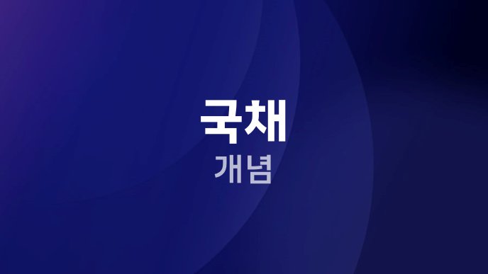 국채 개념