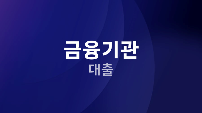 금융기관 대출