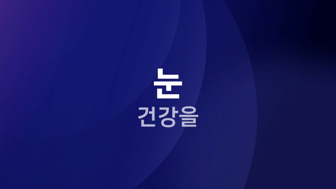 눈 건강을
