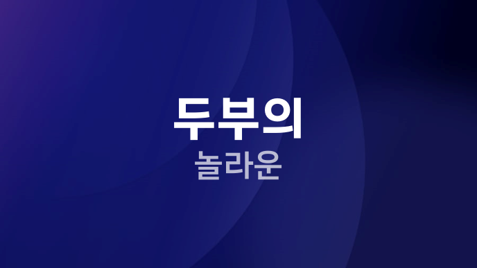 두부의 놀라운