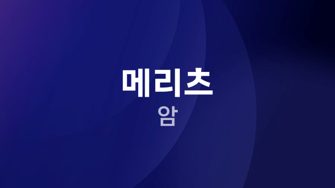 메리츠 암