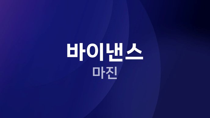 바이낸스 마진