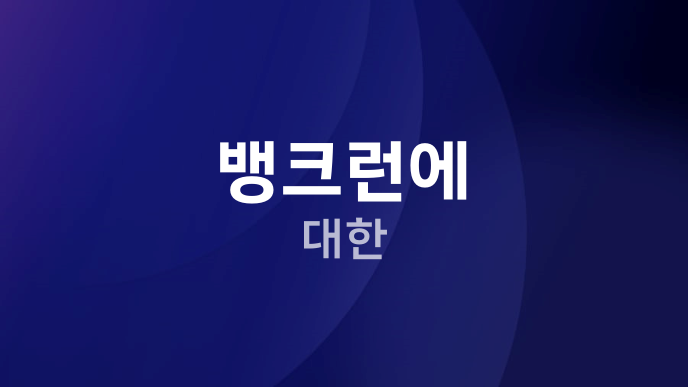 뱅크런에 대한