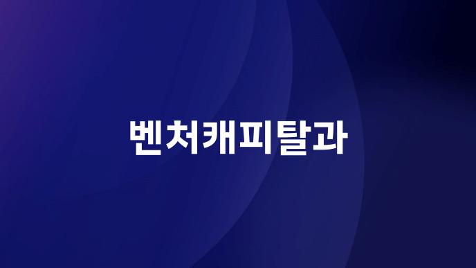 벤처캐피탈과