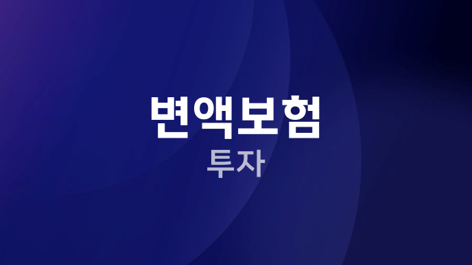 변액보험 투자