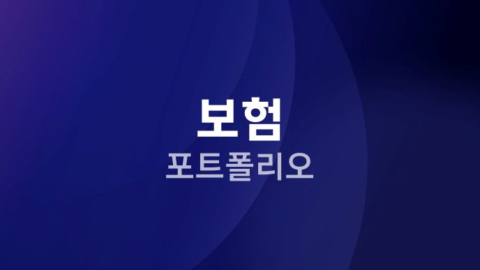 보험 포트폴리오