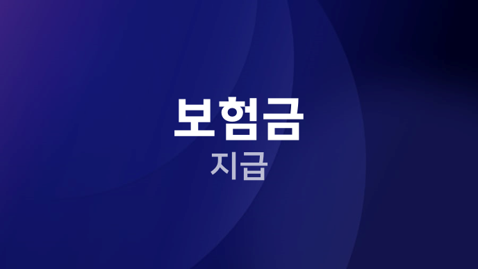 보험금 지급