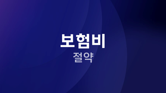 보험비 절약