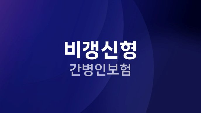 비갱신형 간병인보험