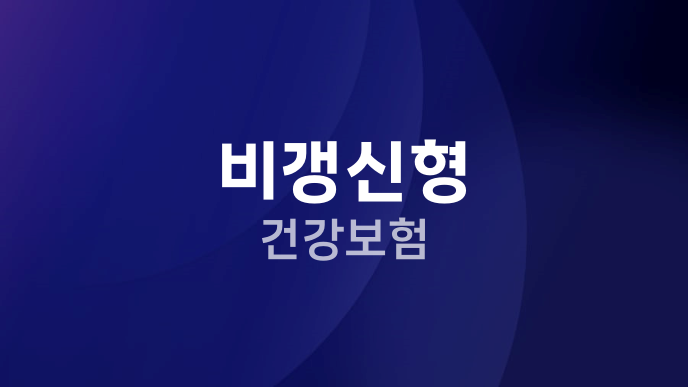 비갱신형 건강보험