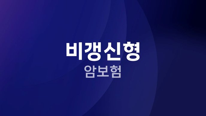 비갱신형 암보험
