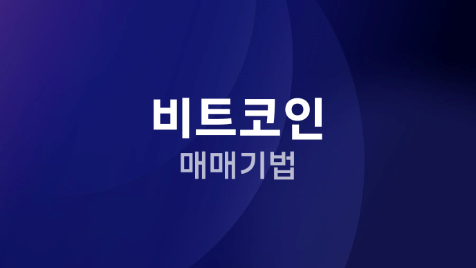 비트코인 매매기법