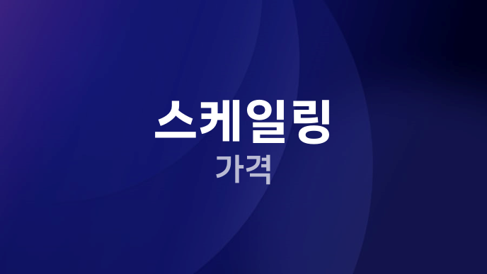 스케일링 가격