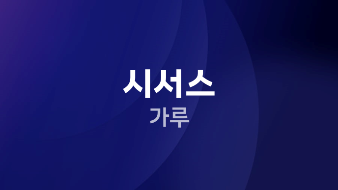 시서스 가루