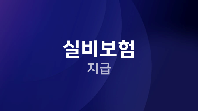 실비보험 지급