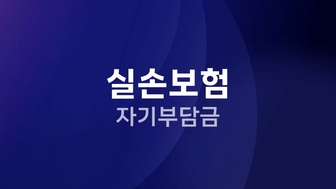 실손보험 자기부담금
