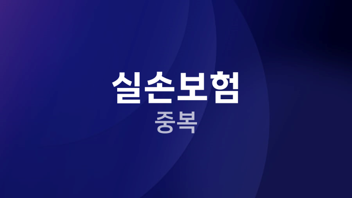 실손보험 중복