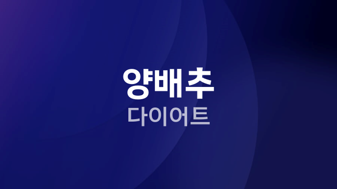 양배추 다이어트