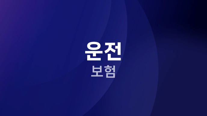 운전 보험