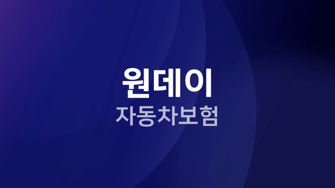 원데이 자동차보험 1