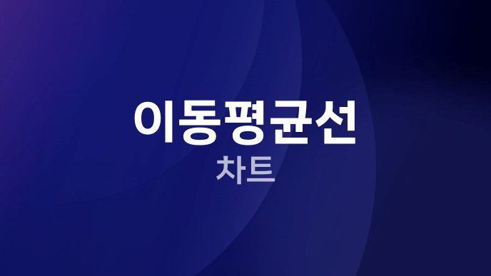 이동평균선 차트