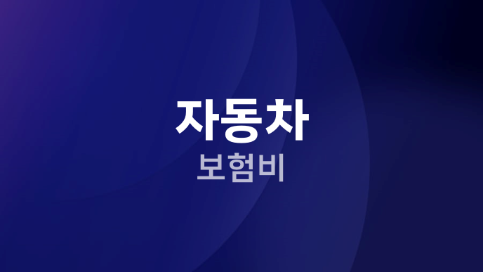 자동차 보험비