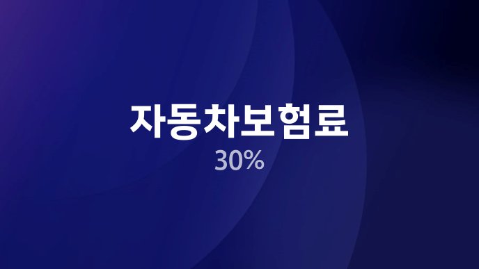 자동차보험료 30 1
