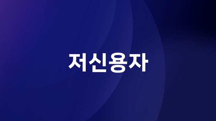 저신용자
