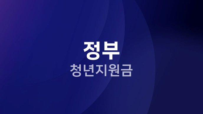 정부 청년 지원금