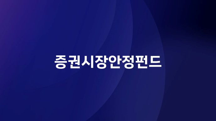 증권시장안정펀드
