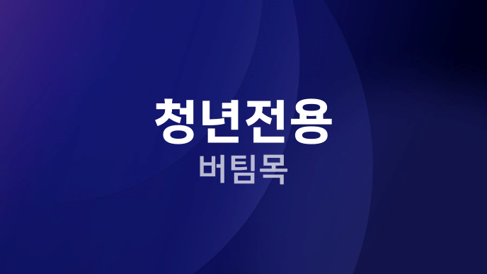 청년전용 버팀목
