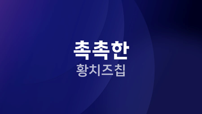촉촉한 황치즈칩