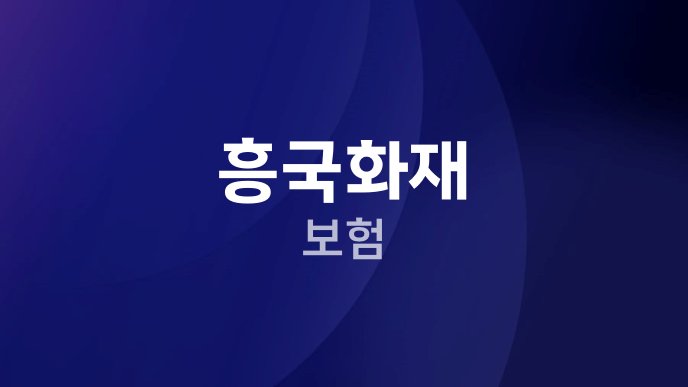 흥국화재 보험