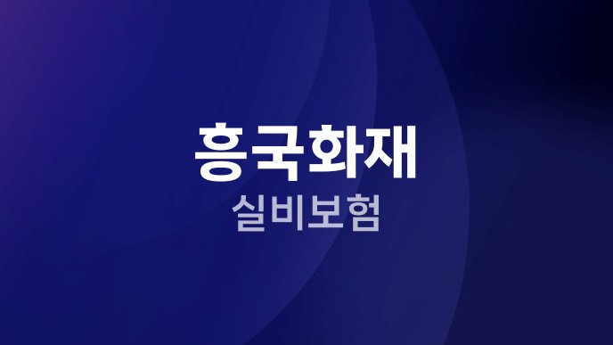 흥국화재 실비보험