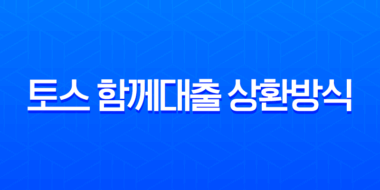 토스 함께대출 상환방식 완벽 분석 2025년 기준 월 납입금 구조와 부담 줄이는 팁 13