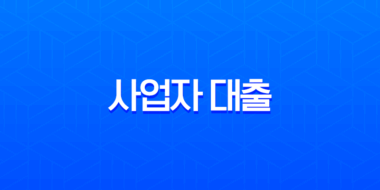 사업자 대출 총정리 : 개인사업자, 저신용자를 위한 정부지원 정책자금부터 대환대출까지 1