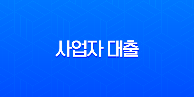 사업자 대출 총정리 : 개인사업자, 저신용자를 위한 정부지원 정책자금부터 대환대출까지 8 사업자 대출 총정리 : 개인사업자, 저신용자를 위한 정부지원 정책자금부터 대환대출까지 7