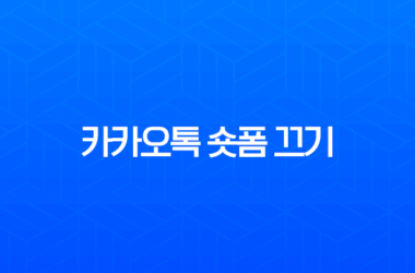 카카오톡 숏폼 끄기 완벽 가이드 (자동 업데이트 해지, 애드가드 차단) 9