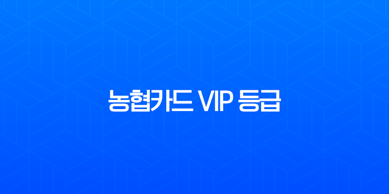 2025년 농협카드 VIP 등급 혜택, 선정 조건 완벽 분석 (노블레스, 슈퍼로얄, 로얄, 프라임) 7