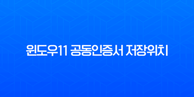 윈도우11 공동인증서 저장위치 NPKI 폴더 완벽 가이드 45