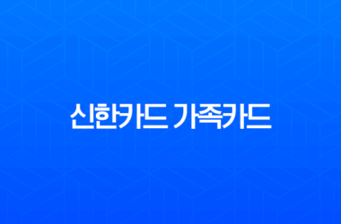 신한카드 가족카드 발급 신청 방법 완벽 가이드 (조건, 서류, 혜택 총정리) 15