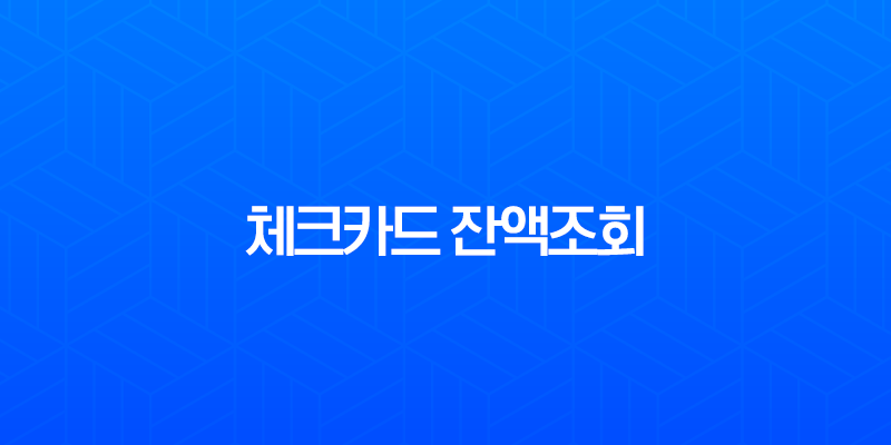 체크카드 잔액조회, 모든 계좌 간편하게 확인하는 방법 총정리 (Feat. 어카운트인포) 7