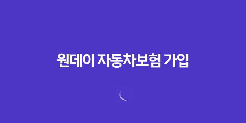 1일자동차보험 및 원데이 자동차보험 가입 129