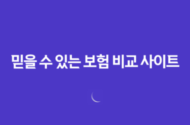 믿을 수 있는 보험 비교 사이트, 시간과 비용 절약의 지름길 13