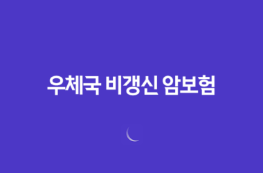 우체국 비갱신 암보험(+ 보험료 상승 없는 선택, 장단점 비교 분석!) 19