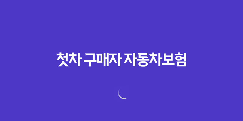 첫차 구매자를 위한 자동차보험 가이드 - 꼭 알아야 할 5가지 8 첫차 구매자를 위한 자동차보험 가이드 - 꼭 알아야 할 5가지 7