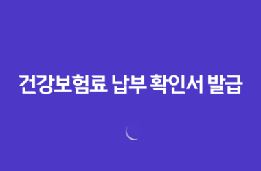 건강보험료 납부 확인서 발급 방법 4가지 - 빠르고 간편하게 알아보기 13
